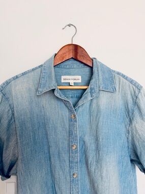 DENIM FORUM the Jane shirt denim